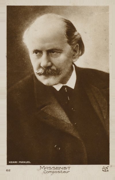 Porträt von Jules Massenet von French Photographer